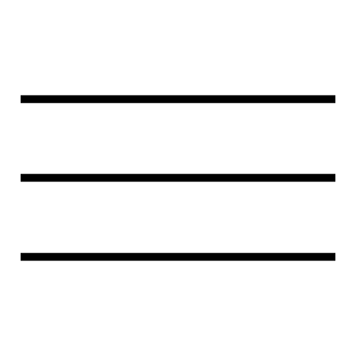 Menu-Icon für Mobile Navigation – drei horizontale Linien (Hamburger-Menu)